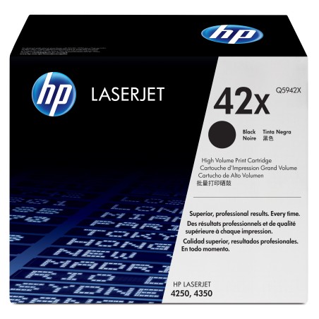 HP Toner Black LJ 4250 4350 - High Quality Printer Cartridge Q5942X
